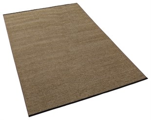 Tamamen Organik Yıkanabilir Halı Kaymaz Tabanlı Antialerjik Pamuk Saltanat_Bej