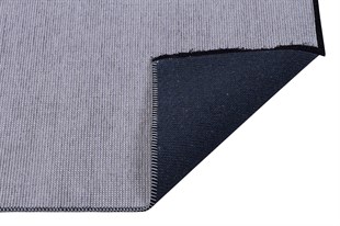 Tamamen Organik Yıkanabilir Halı Kaymaz Tabanlı Antialerjik Pamuk Saltanat_Yeni_Gri