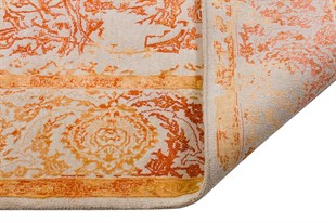 El Dokuma Motifli Yün Halı Sophisticate Serisi SOPHISTICATE MB.301 IVRY/ORNG