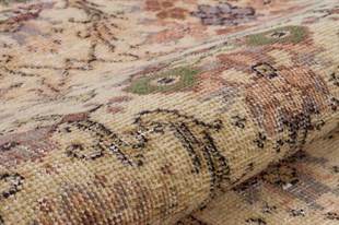 El Dokuma %100 Yün Türk Vintage Halı Yerli Üretim Ölçü;116 x 210