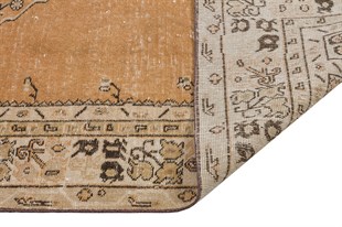 El Dokuma %100 Yün Türk Vintage Halı Yerli Üretim Ölçü;143 x 248