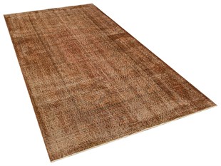 El Dokuma %100 Yün Türk Vintage Halı Yerli Üretim Ölçü;153 x 279