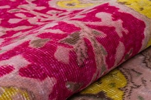 El Dokuma %100 Yün Türk Vintage Halı Yerli Üretim Ölçü;166 x 265