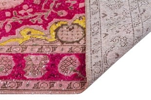 El Dokuma %100 Yün Türk Vintage Halı Yerli Üretim Ölçü;166 x 265