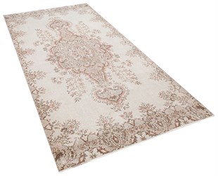 El Dokuma %100 Yün Türk Vintage Halı Yerli Üretim Ölçü;142 x 285