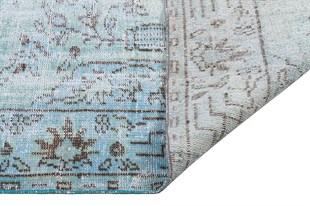 El Dokuma %100 Yün Türk Vintage Halı Yerli Üretim Ölçü;165 x 265