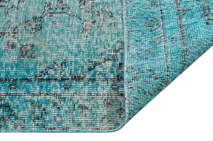 El Dokuma %100 Yün Türk Vintage Halı Yerli Üretim Ölçü;150 x 270