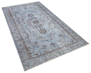 El Dokuma %100 Yün Türk Vintage Halı Yerli Üretim Ölçü;145 x 268