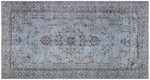 El Dokuma %100 Yün Türk Vintage Halı Yerli Üretim Ölçü;145 x 268