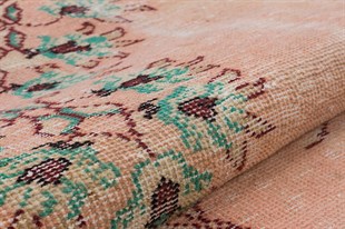 El Dokuma %100 Yün Türk Vintage Halı Yerli Üretim Ölçü;175 x 276