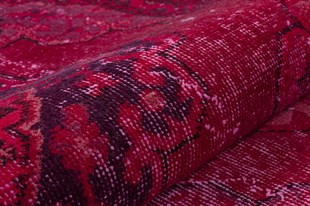 El Dokuma %100 Yün Türk Vintage Halı Yerli Üretim Ölçü;146 x 388