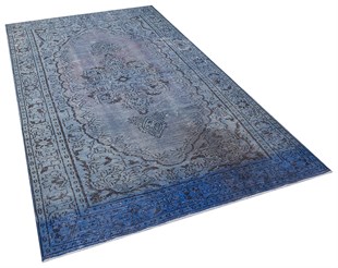 El Dokuma %100 Yün Türk Vintage Halı Yerli Üretim Ölçü;153 x 267