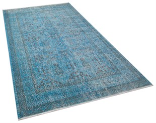 El Dokuma %100 Yün Türk Vintage Halı Yerli Üretim Ölçü;153 x 280