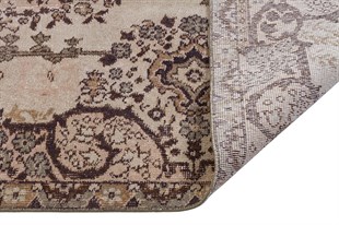 El Dokuma %100 Yün Türk Vintage Halı Yerli Üretim Ölçü;163 x 303