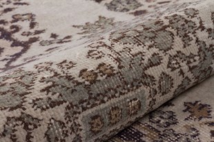 El Dokuma %100 Yün Türk Vintage Halı Yerli Üretim Ölçü;163 x 303