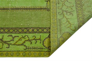 El Dokuma %100 Yün Türk Vintage Halı Yerli Üretim Ölçü;167 x 309