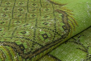 El Dokuma %100 Yün Türk Vintage Halı Yerli Üretim Ölçü;167 x 309