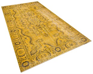 El Dokuma %100 Yün Türk Vintage Halı Yerli Üretim Ölçü;168 x 311