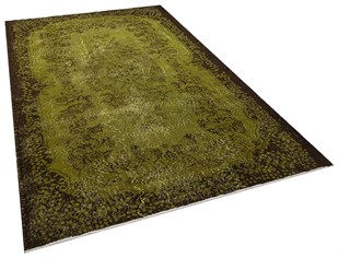 El Dokuma %100 Yün Türk Vintage Halı Yerli Üretim Ölçü;176 x 276