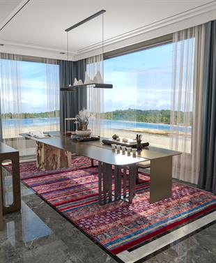 Yıkanabilir Dijital Baskılı Halı Klasik Koleksiyon TRKMN.05