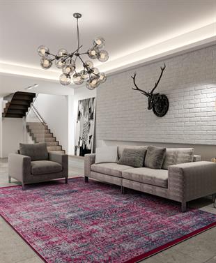 Yıkanabilir Dijital Baskılı Halı Klasik Koleksiyon TRKMN.53