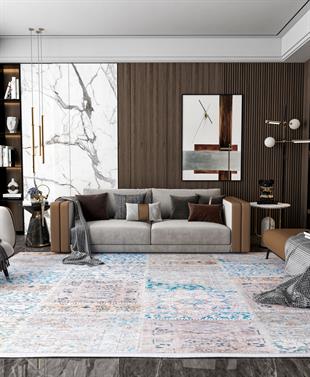 Yıkanabilir Dijital Baskılı Halı Klasik Koleksiyon TRKMN.46