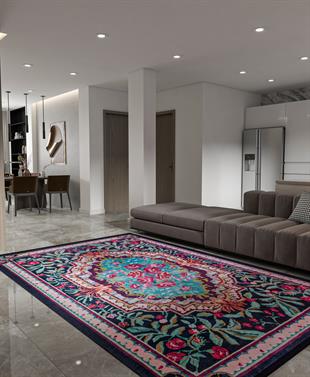 Yıkanabilir Dijital Baskılı Halı Klasik Koleksiyon TRKMN.31