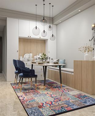 Yıkanabilir Dijital Baskılı Halı Klasik Koleksiyon TRKMN.35