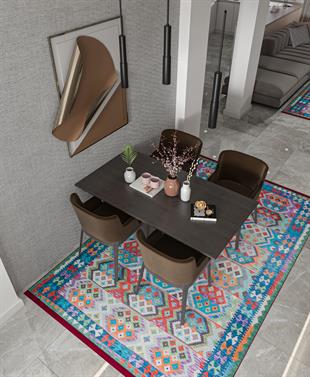 Yıkanabilir Dijital Baskılı Halı Klasik Koleksiyon TRKMN.49