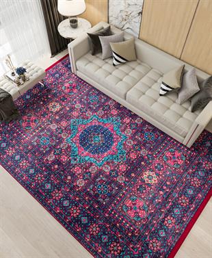 Yıkanabilir Dijital Baskılı Halı Klasik Koleksiyon TRKMN.02