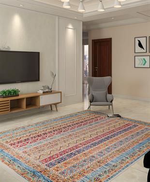 Yıkanabilir Dijital Baskılı Halı Klasik Koleksiyon MVHy.373