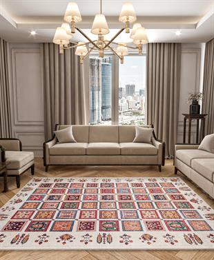 Yıkanabilir Dijital Baskılı Halı Klasik Koleksiyon TRKMN.06