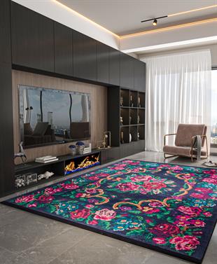 Yıkanabilir Dijital Baskılı Halı Klasik Koleksiyon TRKMN.55