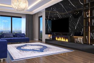 Yıkanabilir Dijital Baskılı Halı Klasik Koleksiyon TRKMN.47