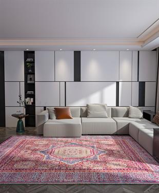 Yıkanabilir Dijital Baskılı Halı Klasik Koleksiyon TRKMN.54