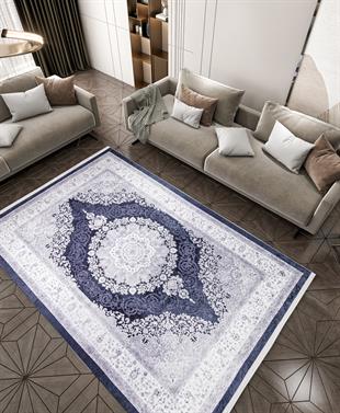 Yıkanabilir Dijital Baskılı Halı Klasik Koleksiyon TRKMN.30
