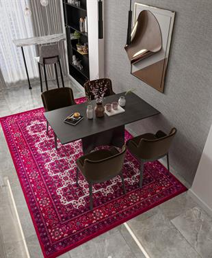Yıkanabilir Dijital Baskılı Halı Klasik Koleksiyon TRKMN.08