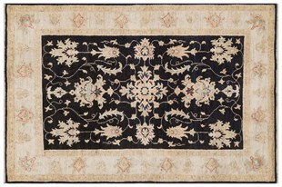 Afganistan Üretim El Dokuma Afgan Halısı % 100 Yün ZIEGLER 103x152cm