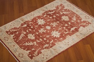 Afgan Uşak El Dokuma Halı % 100 Yün Afganistan Üretim ZIEGLER Ölçü;120 x 180