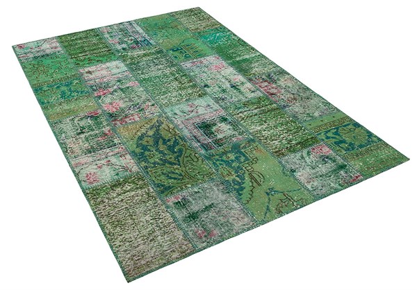 PATCHWORK SBT NARROW DARK GREEN 140x200cm 2.80m2 HALI