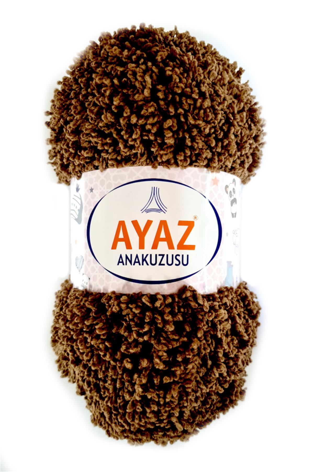 Ayaz Anakuzusu 2182 Kahverengi  El Örgü İpi |Bebe El Örgü İpi
