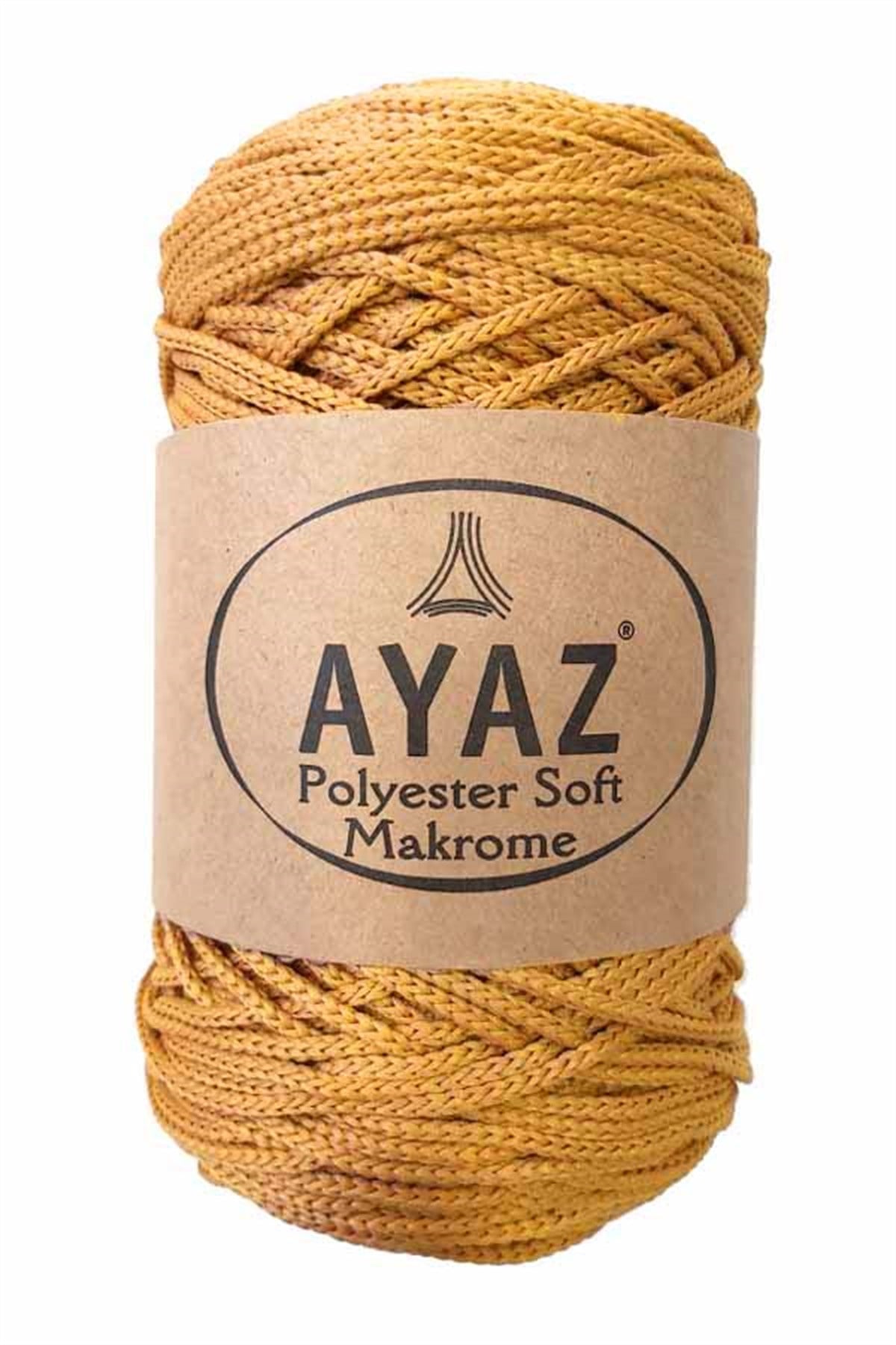 Ayaz Polyester Soft Makrome İpi  1111 Hardal