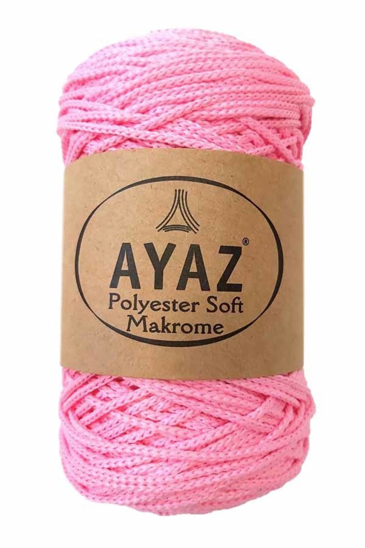 Ayaz Polyester Soft Makrome İpi 1229 Pembe