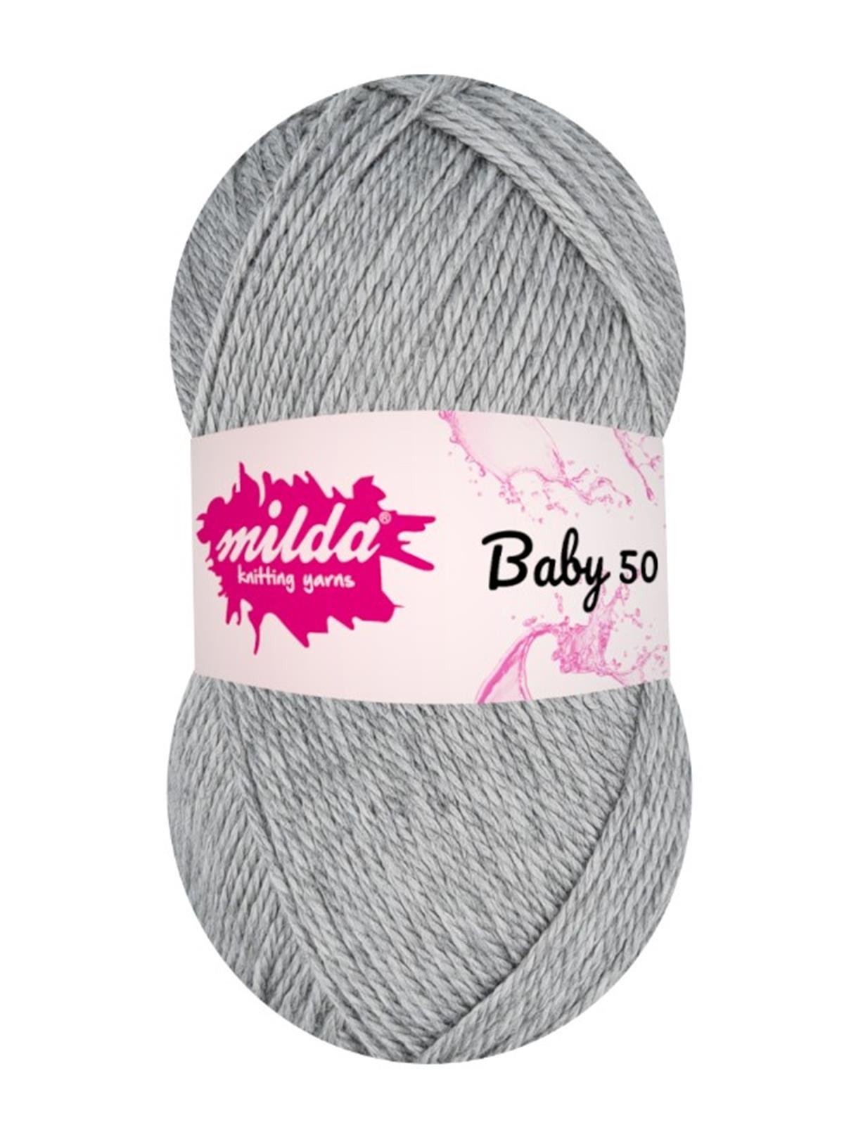 Milda Baby 50 1195 Gri | Milda El Örgü İplikleri