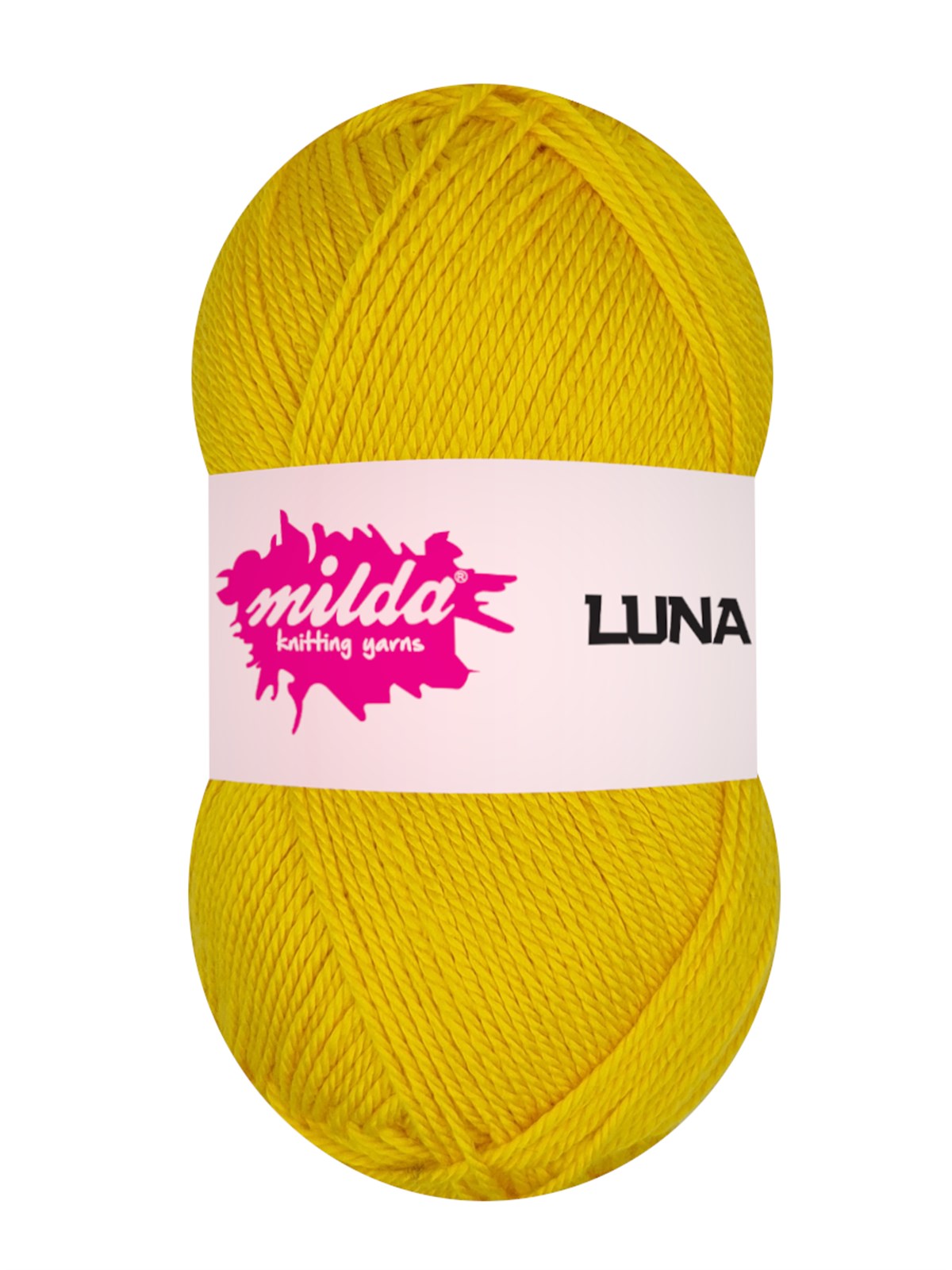 Milda Luna 1184 Koyu Sarı Örgü İpi 5 Yumak  | El Örgü İpi