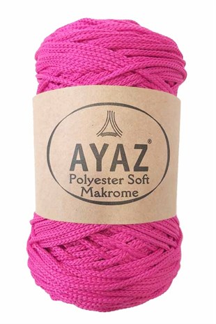 Ayaz Polyester Soft Makrome İpi 1137 Fuşya