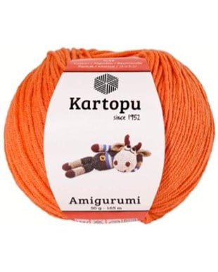 Kartopu Amigurumi K201 Turuncu | El Örgü İpi