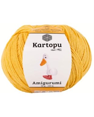 Kartopu Amigurumi K317 Koyu Sarı | El Örgü İpi