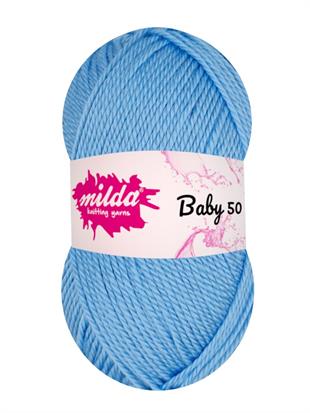 Milda Baby 50 1214 Açık Mavi | Milda El Örgü İplikleri