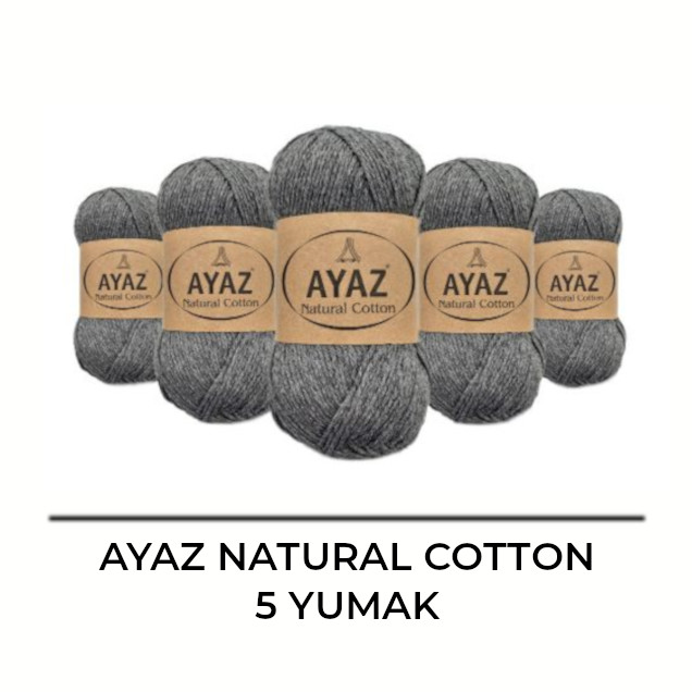 Ayaz Natural Cotton 5 Yumak